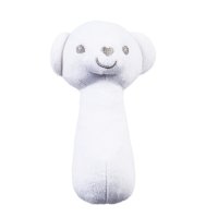 ESQ60-W: White Eco Bear Squeaky Toy